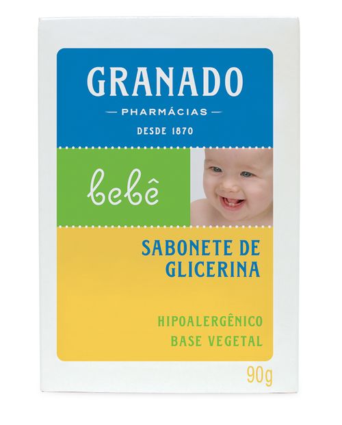 Sabonete Barra Granado Bebê Glicerina 90g