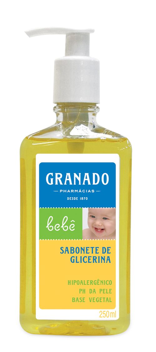 Sabonete Líquido Granado Bebê Glicerina Tradicional 250ml