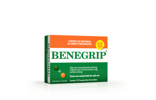 Benegrip com 20 comprimidos