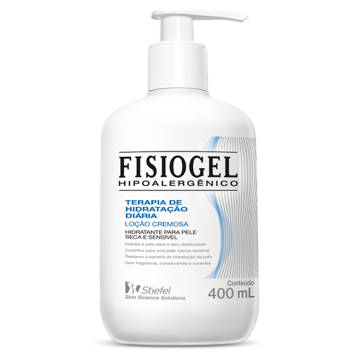 Loção Cremosa Fisiogel Terapia de Hidratação Diária 400ml