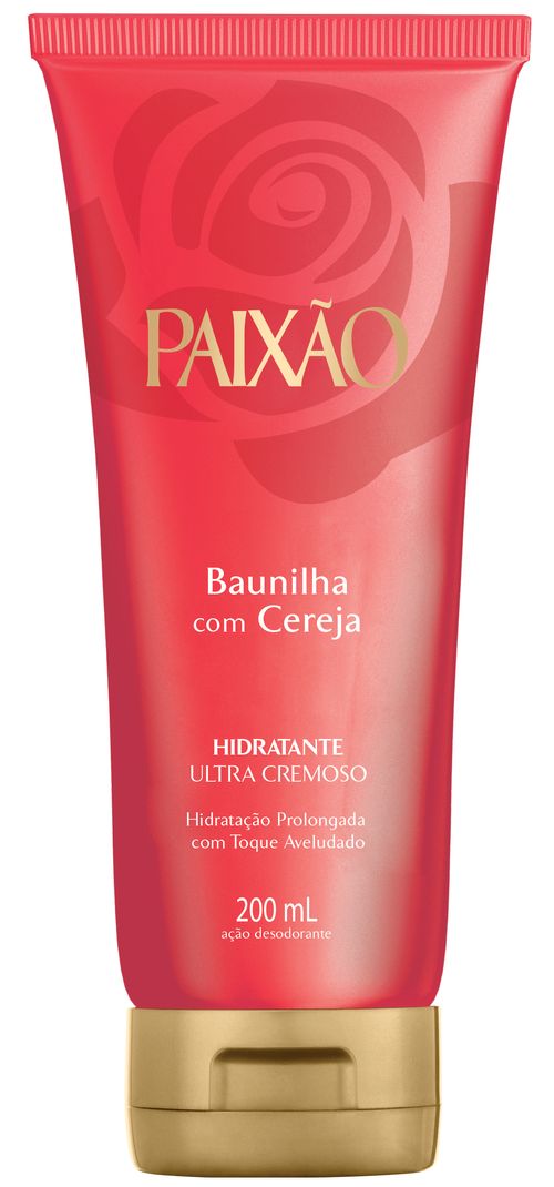 Hidratante Paixão baunilha com cereja 200ml