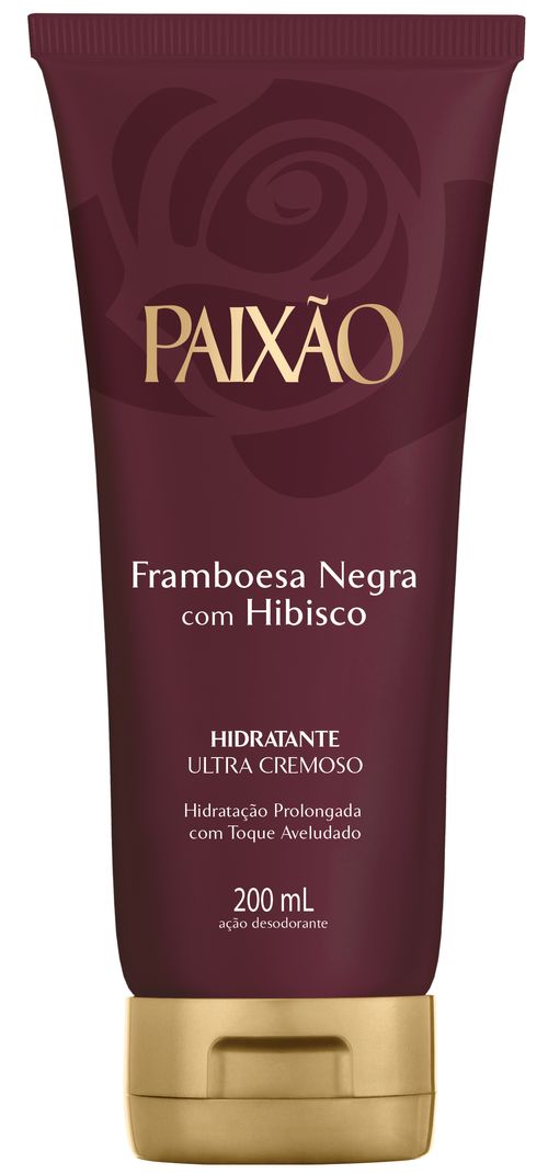 Hidratante Paixão Framboesa negra com Hibisco 200ml