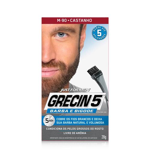 Gel tonalizante Grecin 5 barba castanho