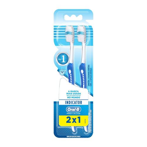 Escova Dental Oral-B Indicator Plus 40 leve 2 pague 1