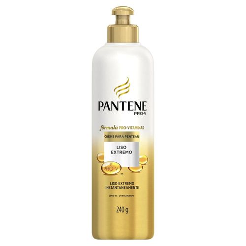 Creme para Pentear Pantene Liso Extremo 240g