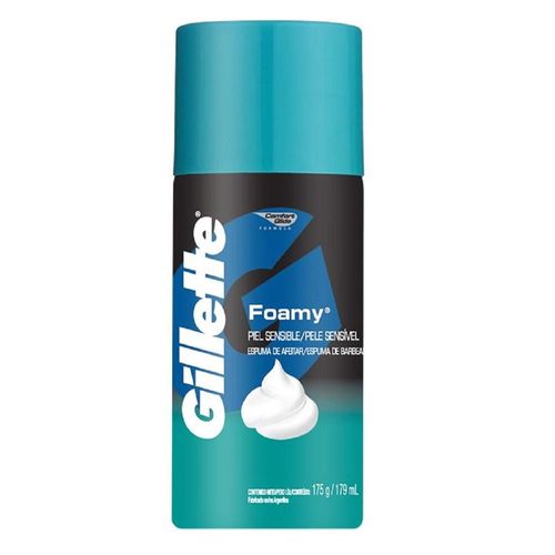 Espuma de Barbear Gillette Foamy Sensitive 175g