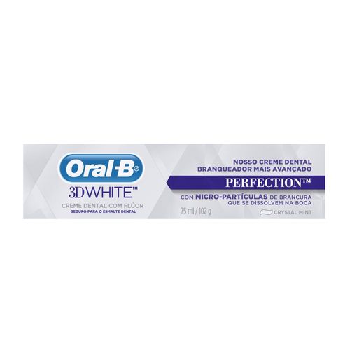 Creme Dental Oral-B 3D White Perfection 102g