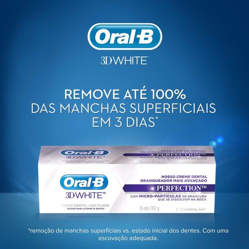 Creme Dental Oral-B 3D White Perfection 102g