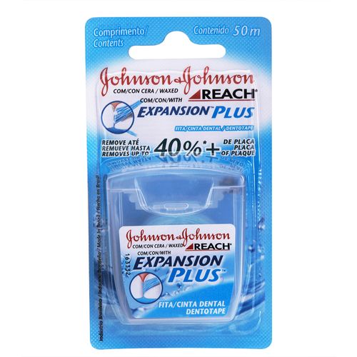 Fita Dental Johnson's Reach Expansion Plus 50 metros