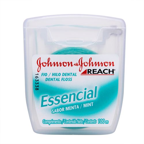 Fio Dental Johnson's Reach Essencial Menta 100 metros