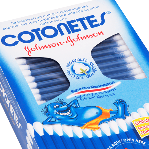 Hastes Flexíveis Johnson's Cotonetes Com 150 Unidades