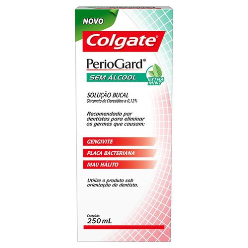 Solução Bucal Colgate Periogard Sem Álcool Extra Mint 250ml