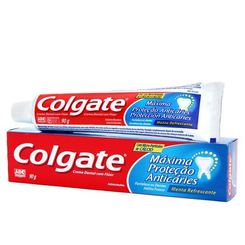 Creme Dental Colgate Máxima Proteção Anticáries 90g