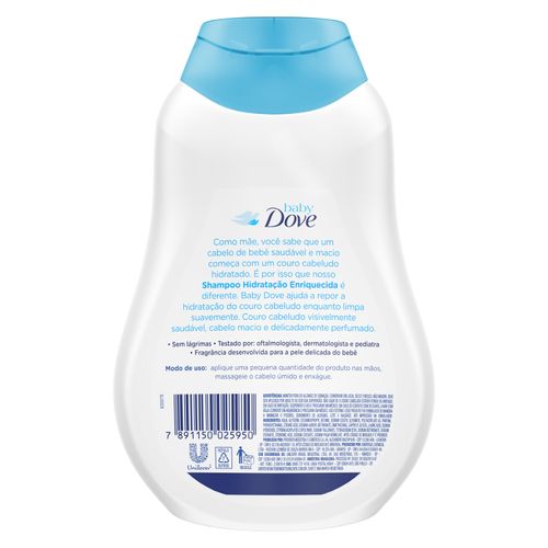 Shampoo Dove Baby Hidratação Enriquecida 200ml