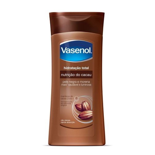 Loção Vasenol Hidratação Total Nutrição do Cacau 200ml