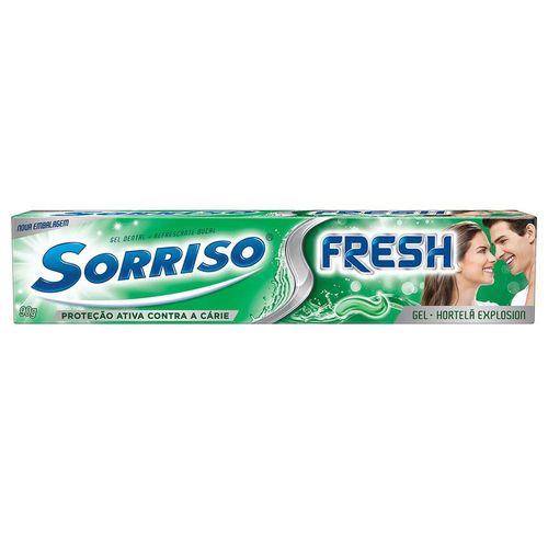 Gel Dental Sorriso Fresh Hortelã Explosion 90g