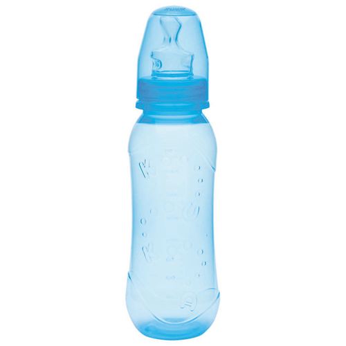 Mamadeira Kuka Aquarela ortodôntica azul 2 250ml ref:1466