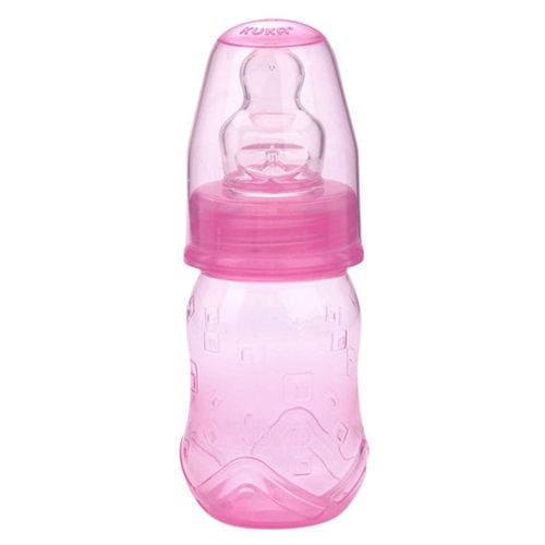 Mamadeira Kuka Aquarela ortodôntica rosa 70ml ref:1477