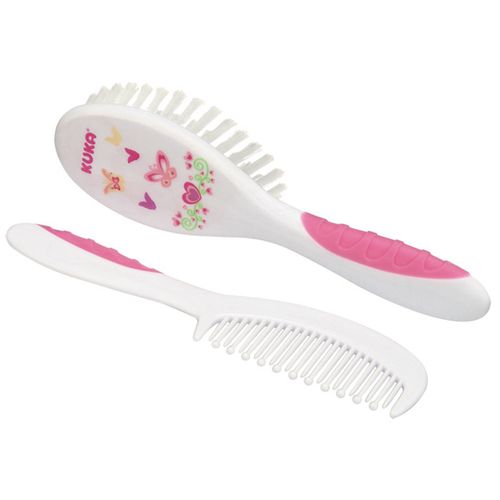 Kit para cabelo Kuka Soft rosa 7258 ref:7258