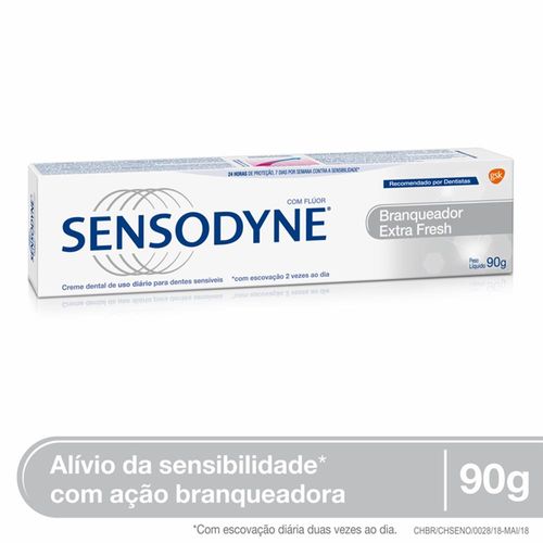 Creme Dental Sensodyne Branqueador Extra Fresh 90g