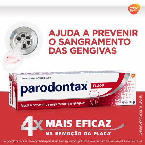 Creme Dental Parodontax Fluor 50g