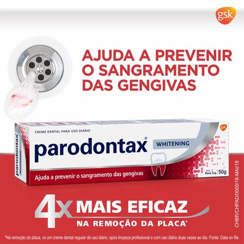 Creme Dental Parodontax Whitening 50g