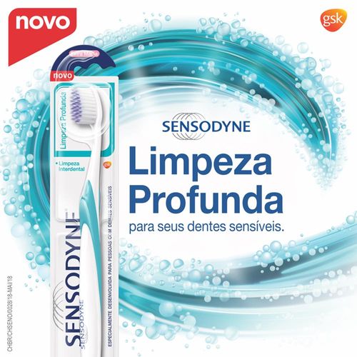 Escova Dental Sensodyne Limpeza Profunda