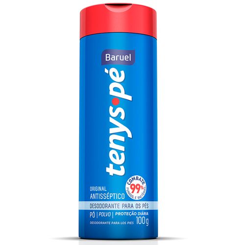 Talco Desodorante Tenys Pé Baruel original 100g