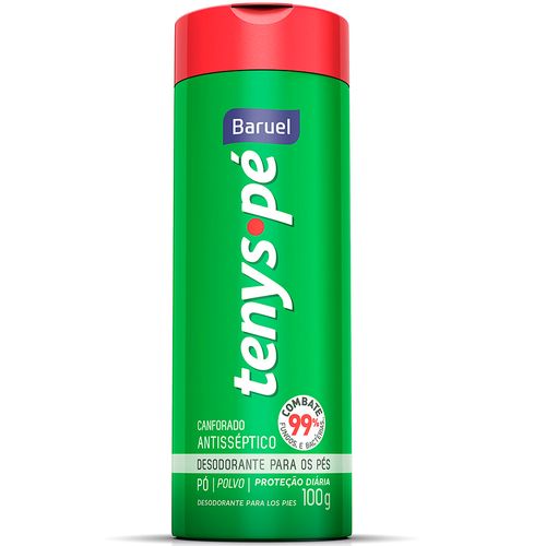 Talco Desodorante Tenys Pé Baruel canforado 100g