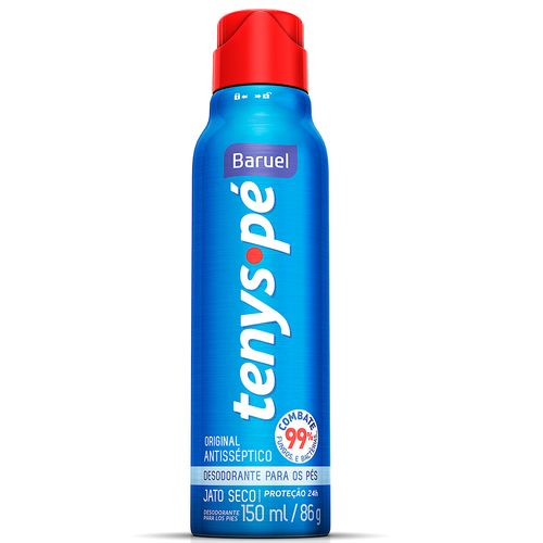 Desodorante Tenys Pé Baruel jato seco original 150ml
