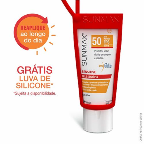 Protetor Solar Sunmax Sensitive Pocket FPS 50 25ml