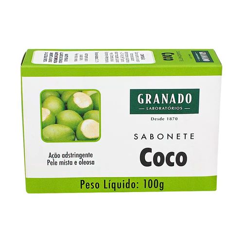 Sabonete Barra Granado Coco 100g