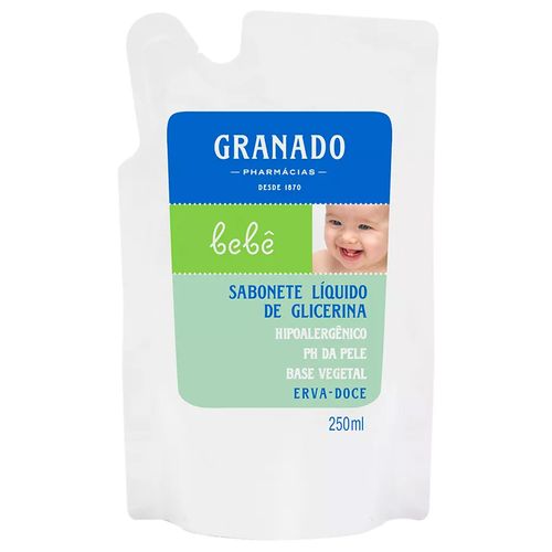 Sabonete Líquido Granado Bebê Erva-doce Refil 250ml