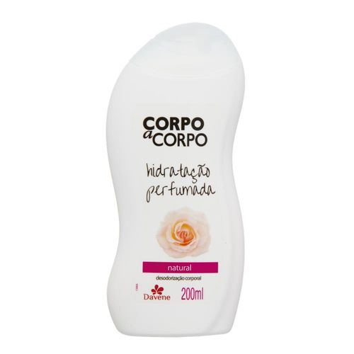 Loção Hidratante Davene Corpo a Corpo Natural 200ml