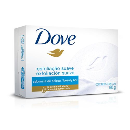 Sabonete Barra Dove Esfoliação Suave 90g