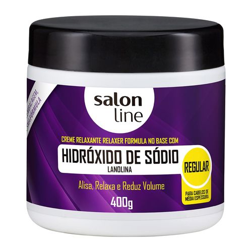 Hidróxido de Sódio Salon Line Tradicional regular 400g