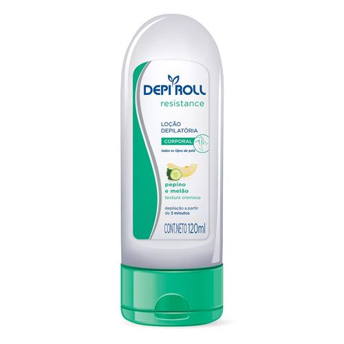 Loção Depilatória Depiroll corporal pepino e melão 120ml
