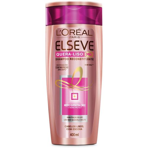 Shampoo Elseve Quera Liso 400ml