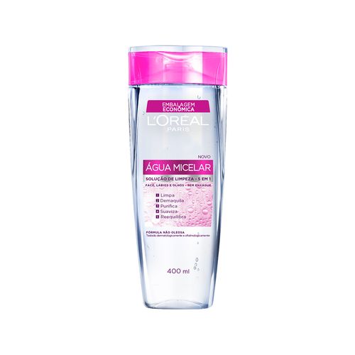 Solução de Limpeza Facial L'oréal Água Micelar 400ml