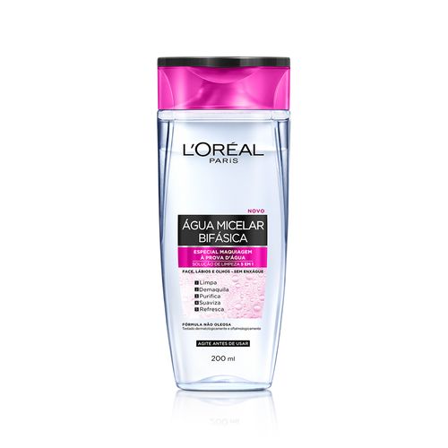 Água Micelar bifásica L'oréal 200ml