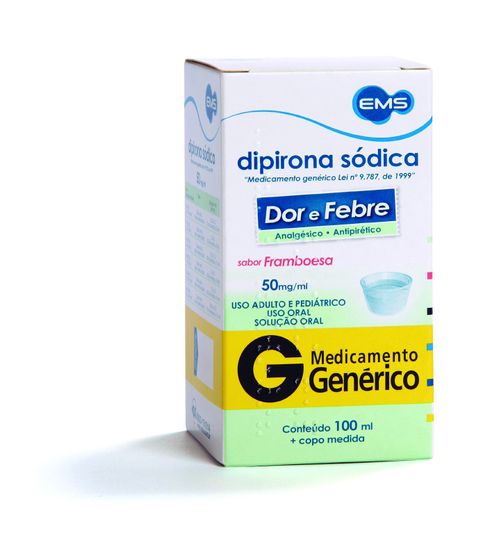 Dipirona 50mg/ml Solução Oral 100ml EMS