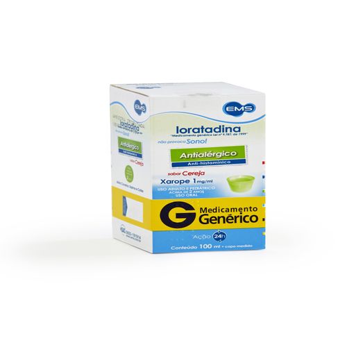 Loratadina 1mg/ml Xarope 100ml EMS