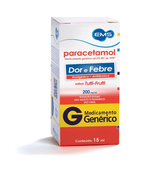 Paracetamol 200mg Gotas 15ml EMS