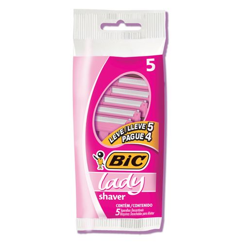 Aparelho de Barbear Bic Lady Shaver leve 5 pague 4
