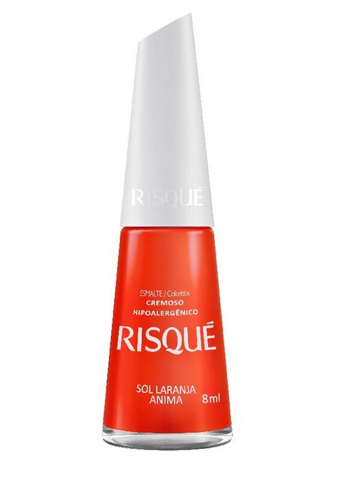 Esmalte Cremoso Risqué sol laranja anima 8ml