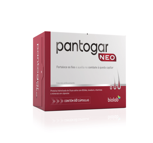 Pantogar Neo com 60 cápsulas