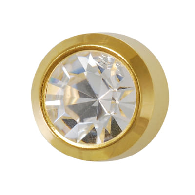 Brincos de perfuração cristal Studex R204Y