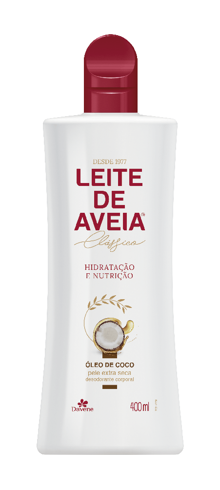 Leite de Aveia Davene Óleo de Coco 400ml