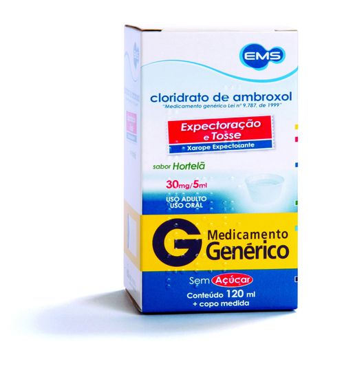 Cloridrato de Ambroxol xarope adulto 120ml EMS