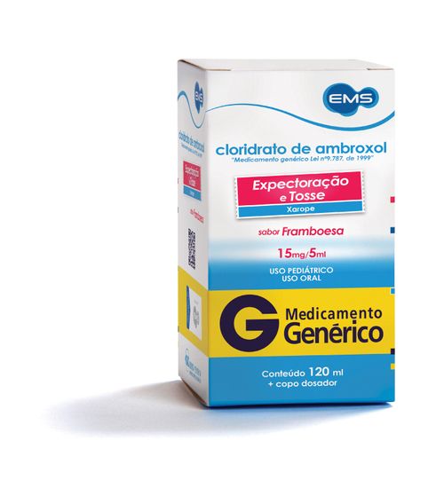 Cloridrato de Ambroxol xarope infantil 120ml EMS